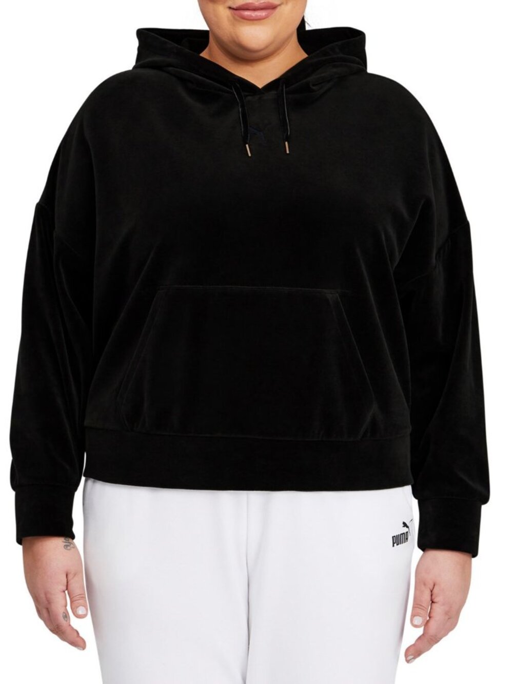 PUMA Womens Her Velour Hoodie